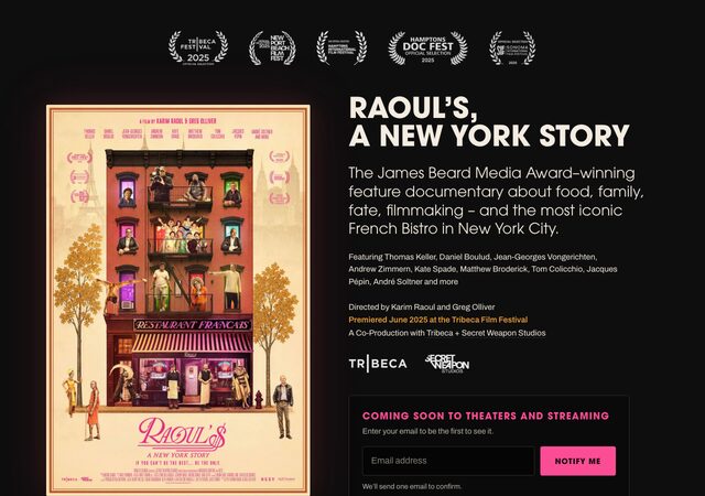 Raoul's, A New York Story